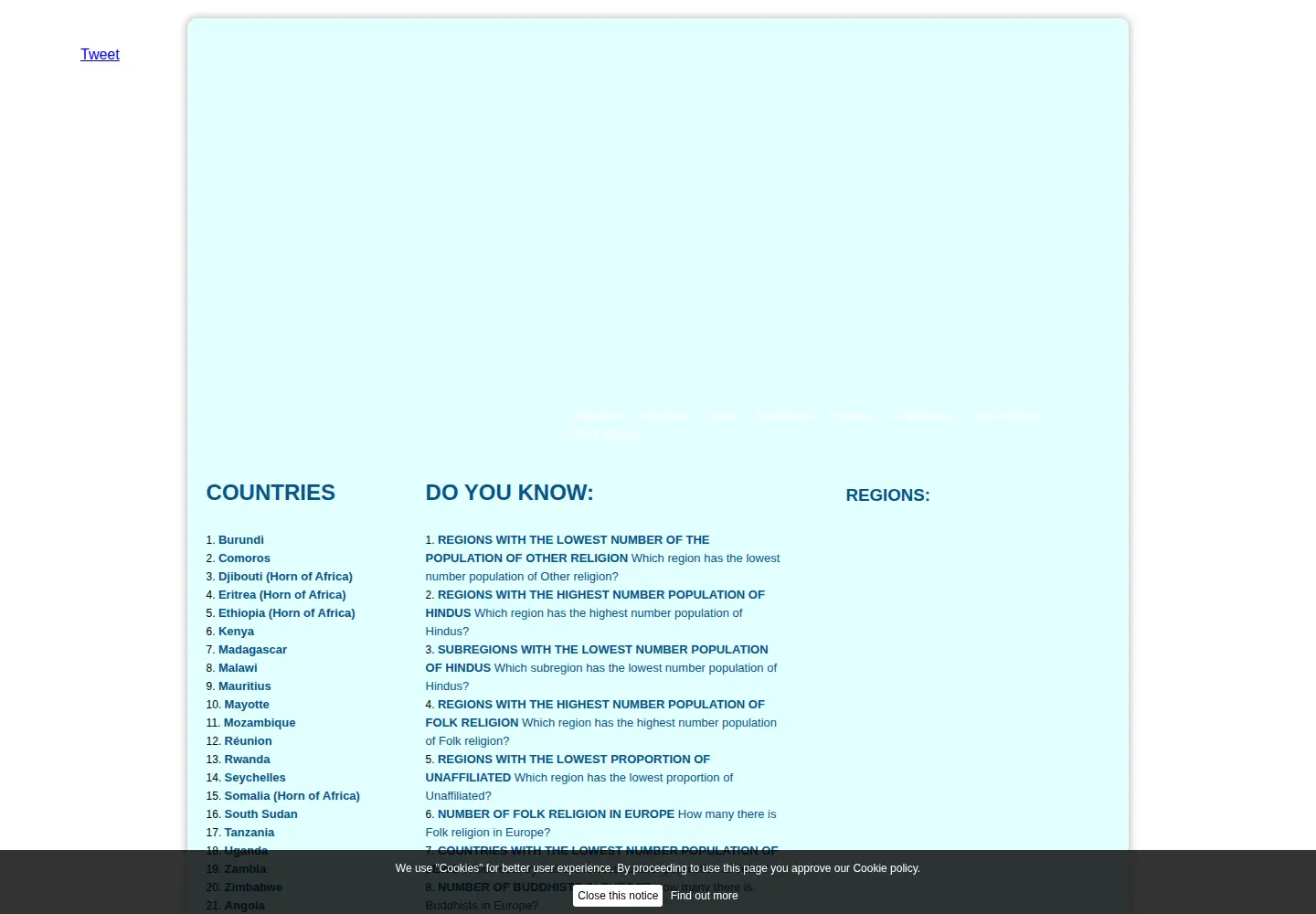 Screenshot of religion-facts.com