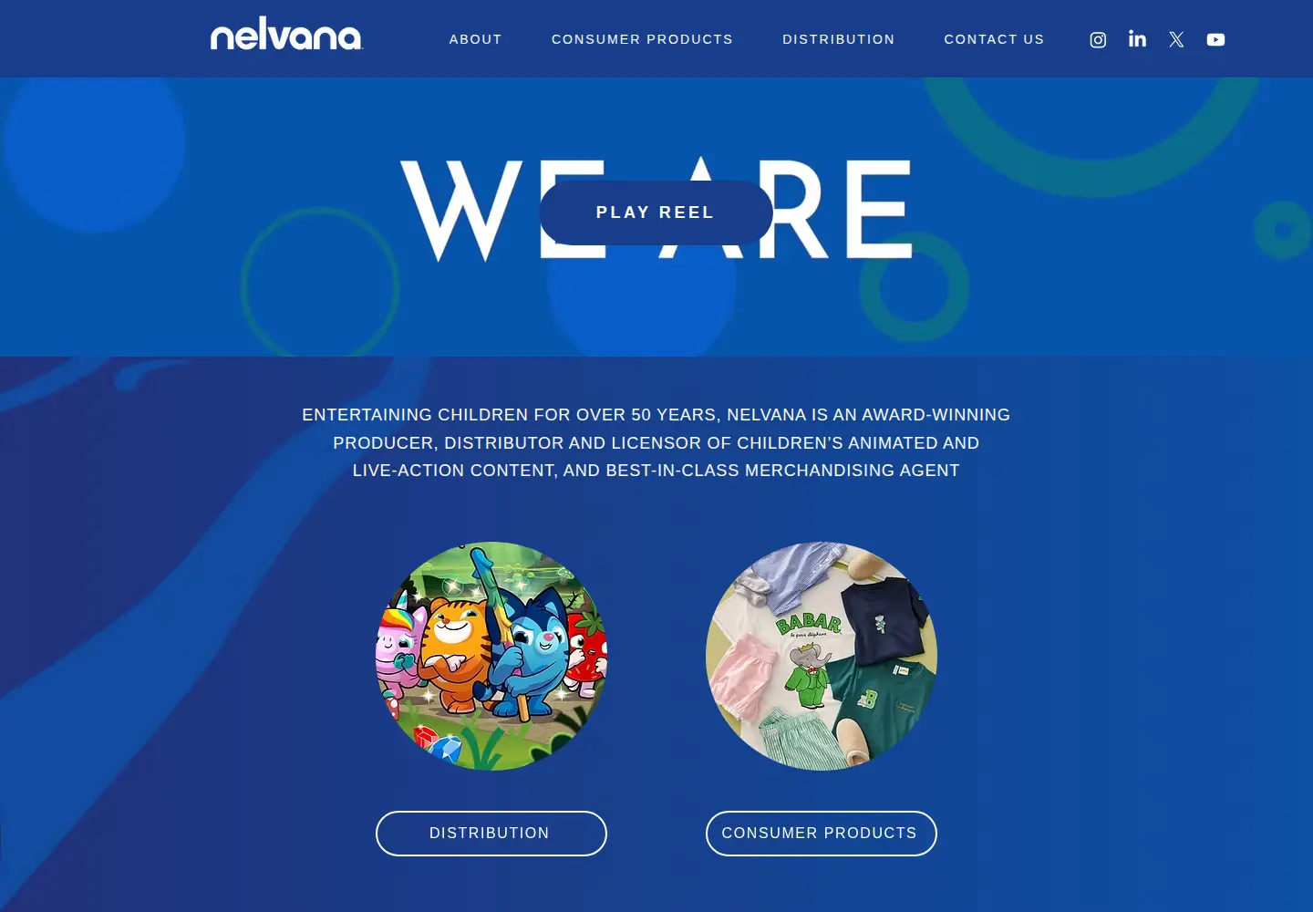 Screenshot of nelvana.com