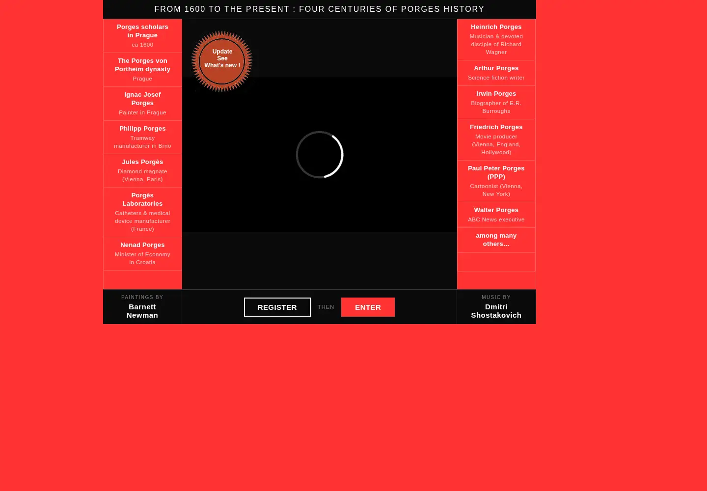 Screenshot of porges.net