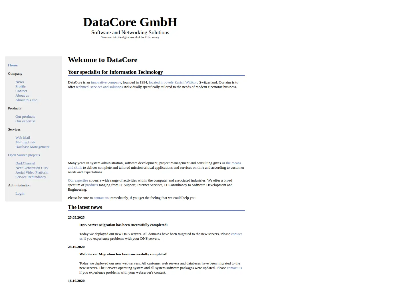 Screenshot of uavp.ch