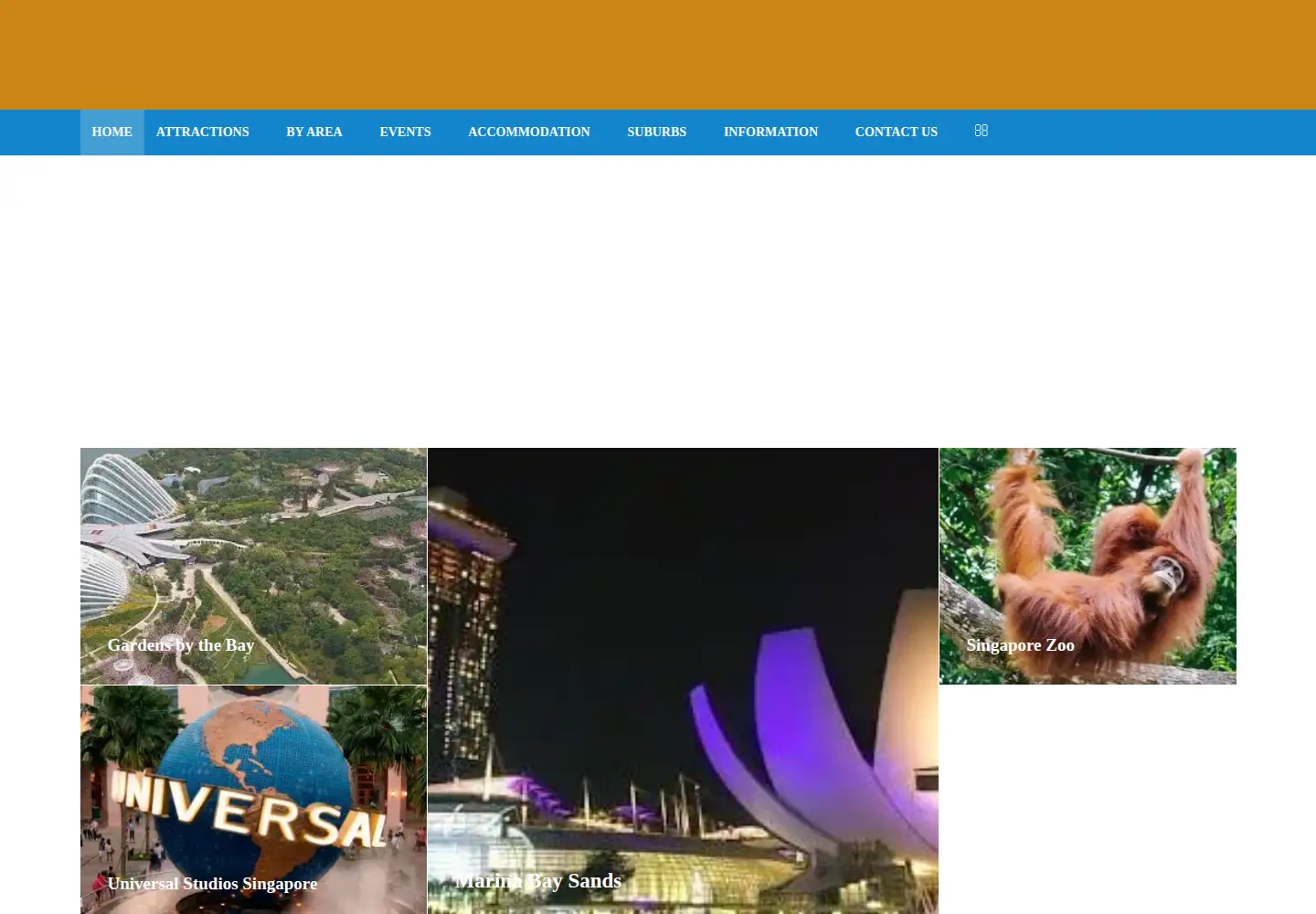 Captured homepage of singaporetravelhub.com in the current scan