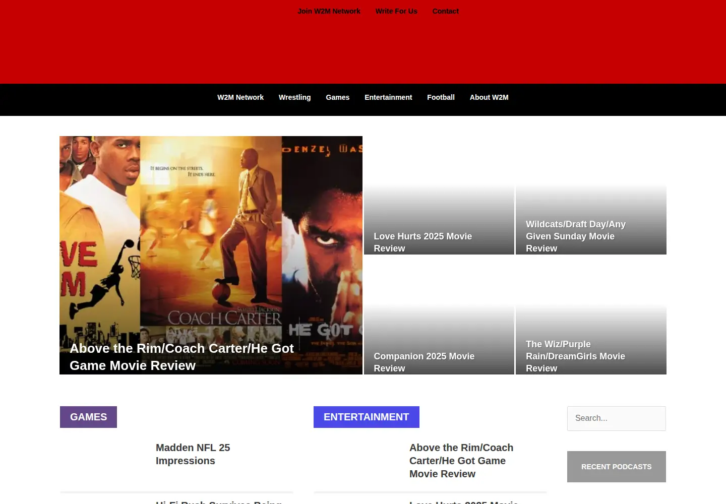 Screenshot of w2mnet.com