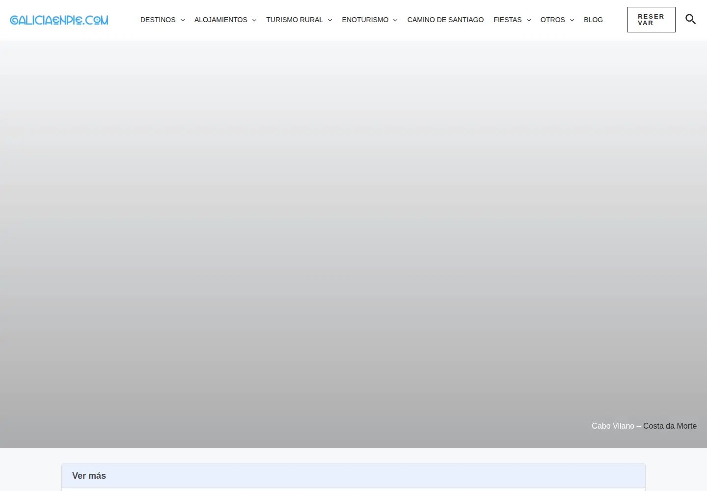 Captured homepage of galiciaenpie.com in the current scan