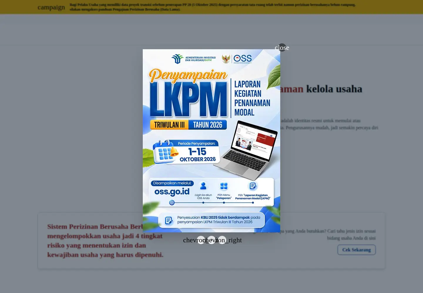 Screenshot of oss.go.id