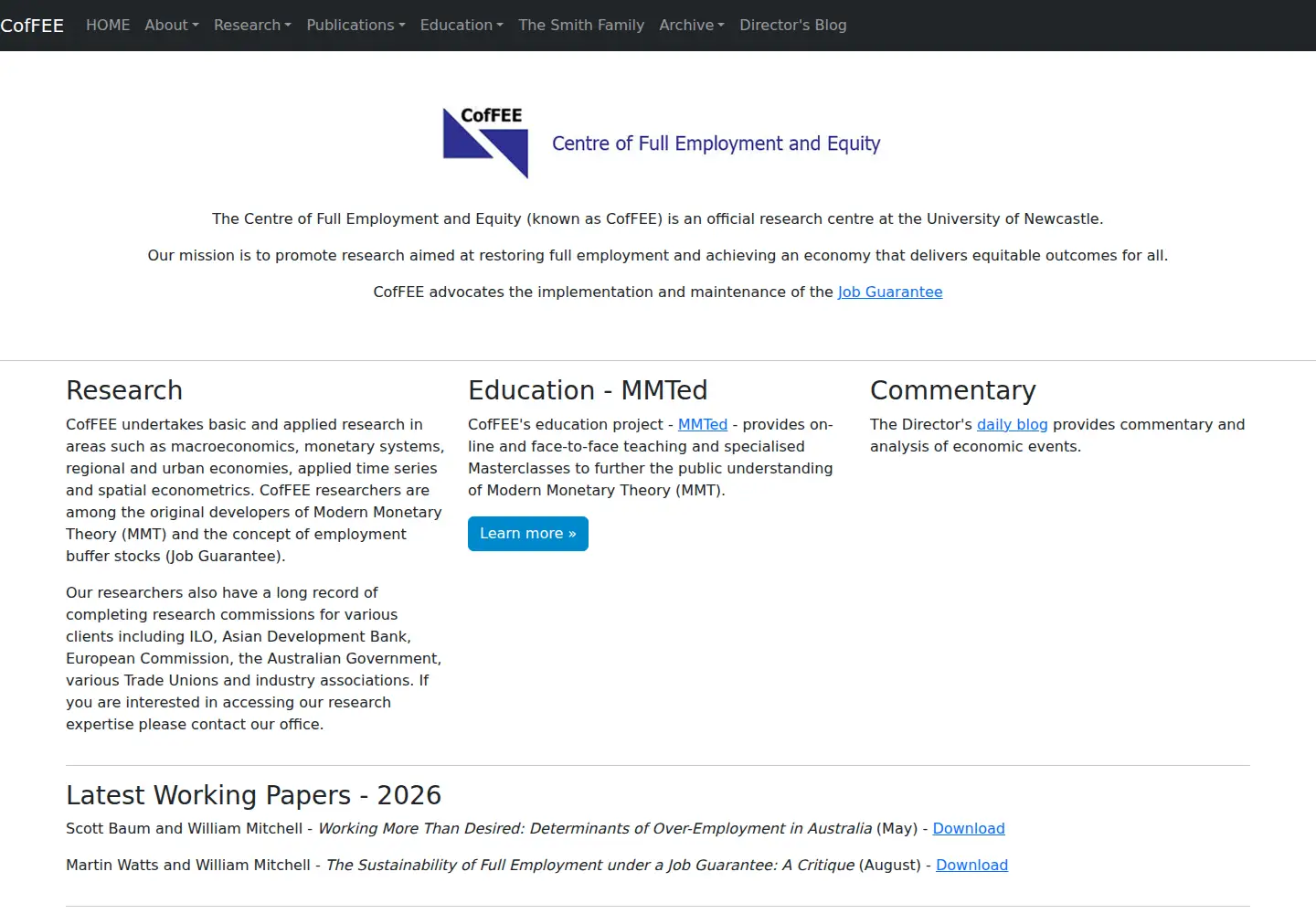 Screenshot of fullemployment.net