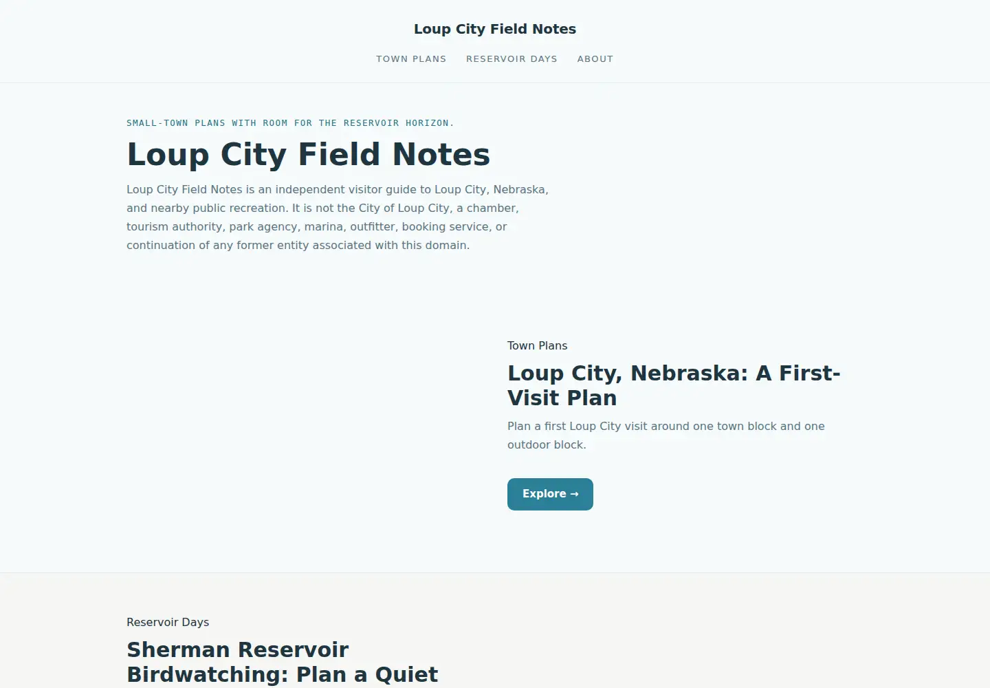 Screenshot of loupcity.com