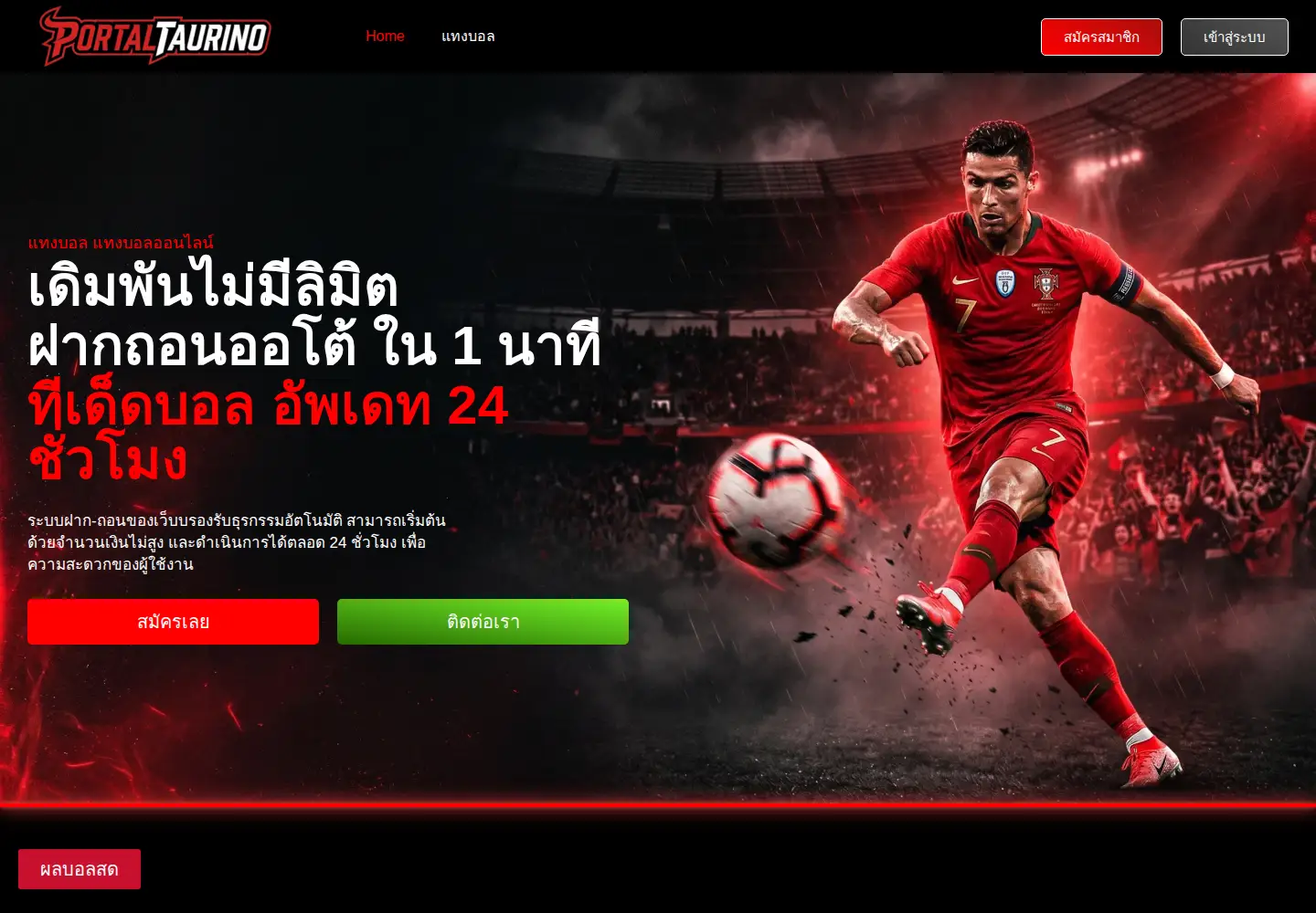 Screenshot of portaltaurino.com