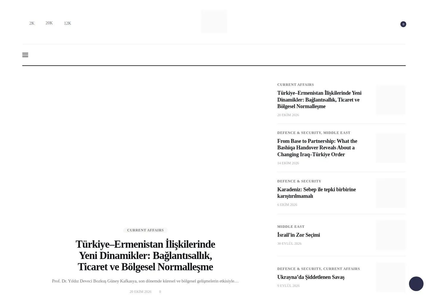 Captured homepage of foreignpolicy.org.tr in the current scan