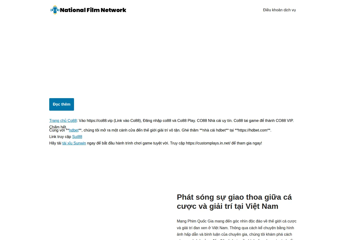 Screenshot of nationalfilmnetwork.com