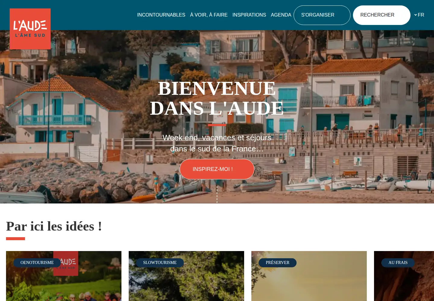 Screenshot of audetourisme.com
