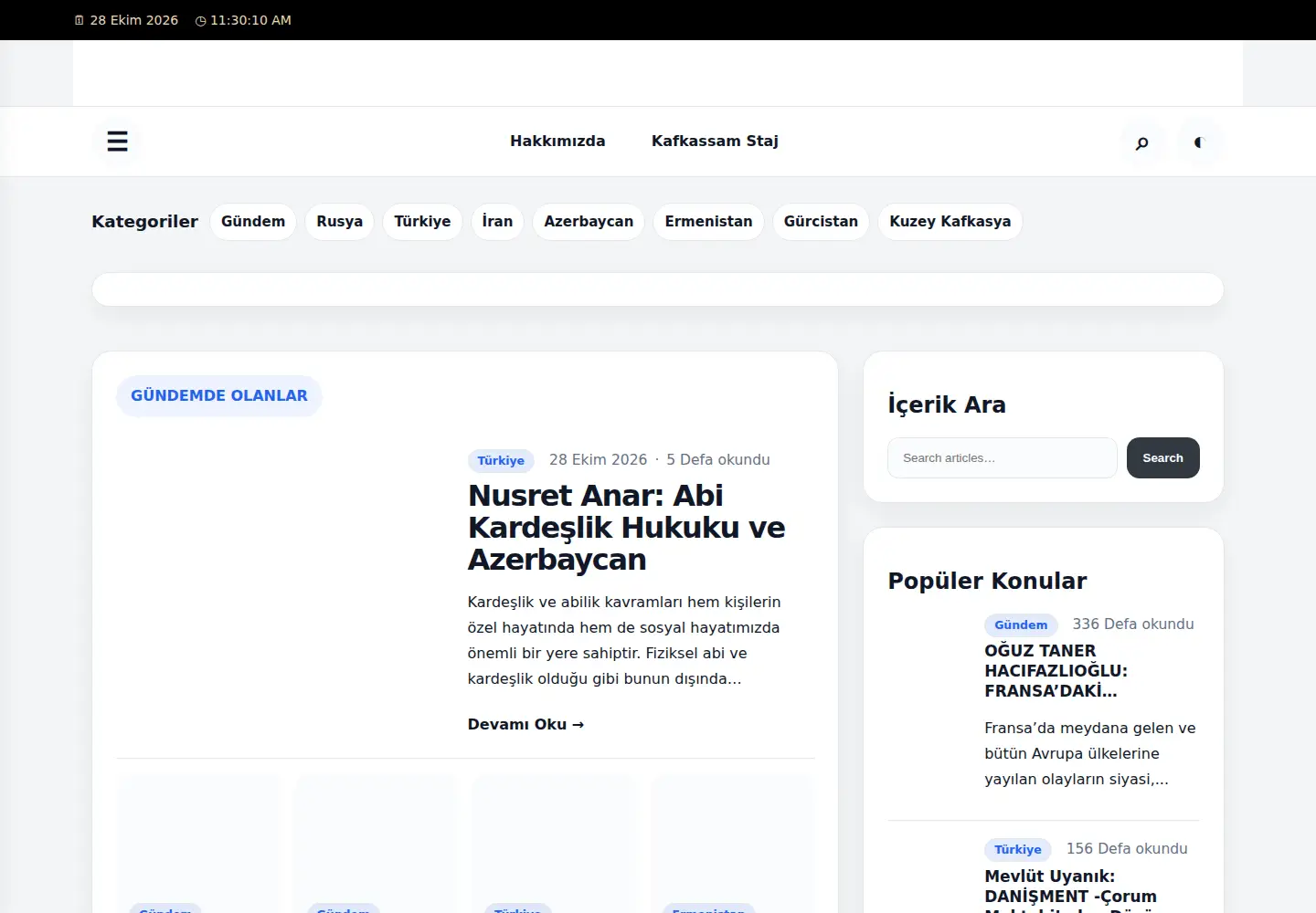 Captured homepage of kafkassam.com in the current scan