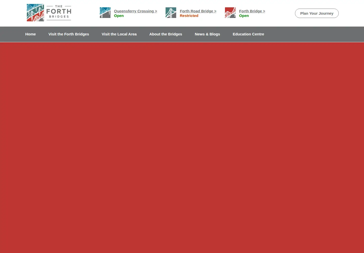 Screenshot of theforthbridges.org