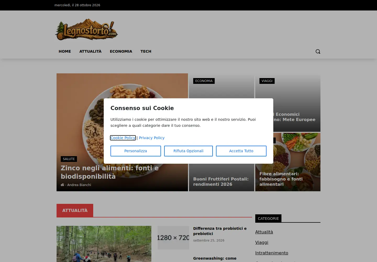 Screenshot of legnostorto.com