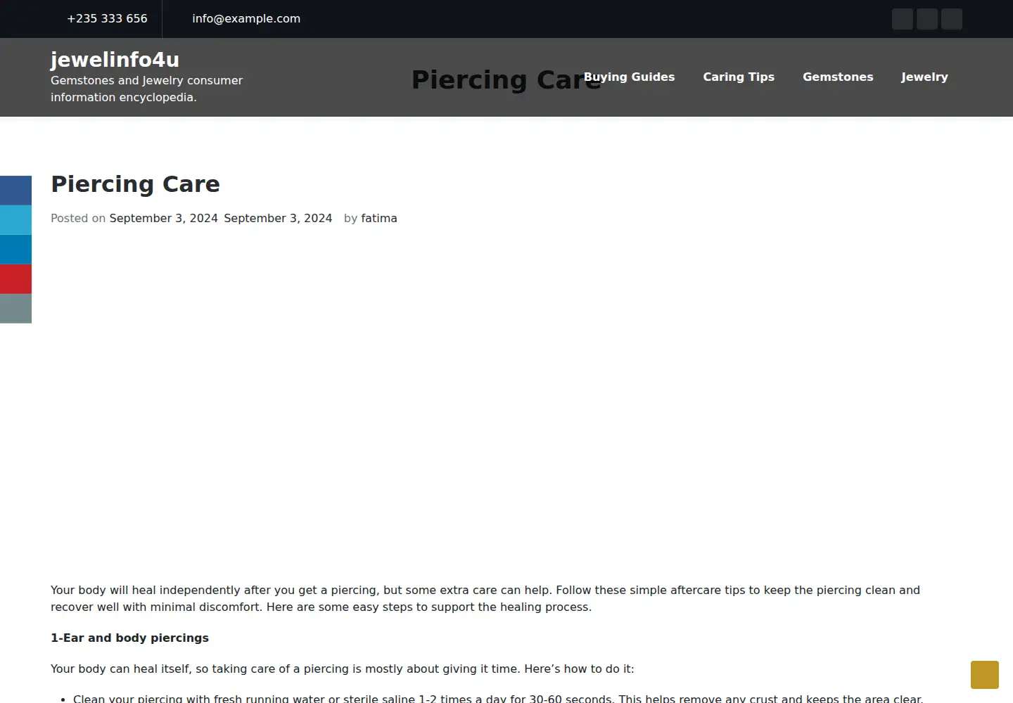 Screenshot of jewelinfo4u.com