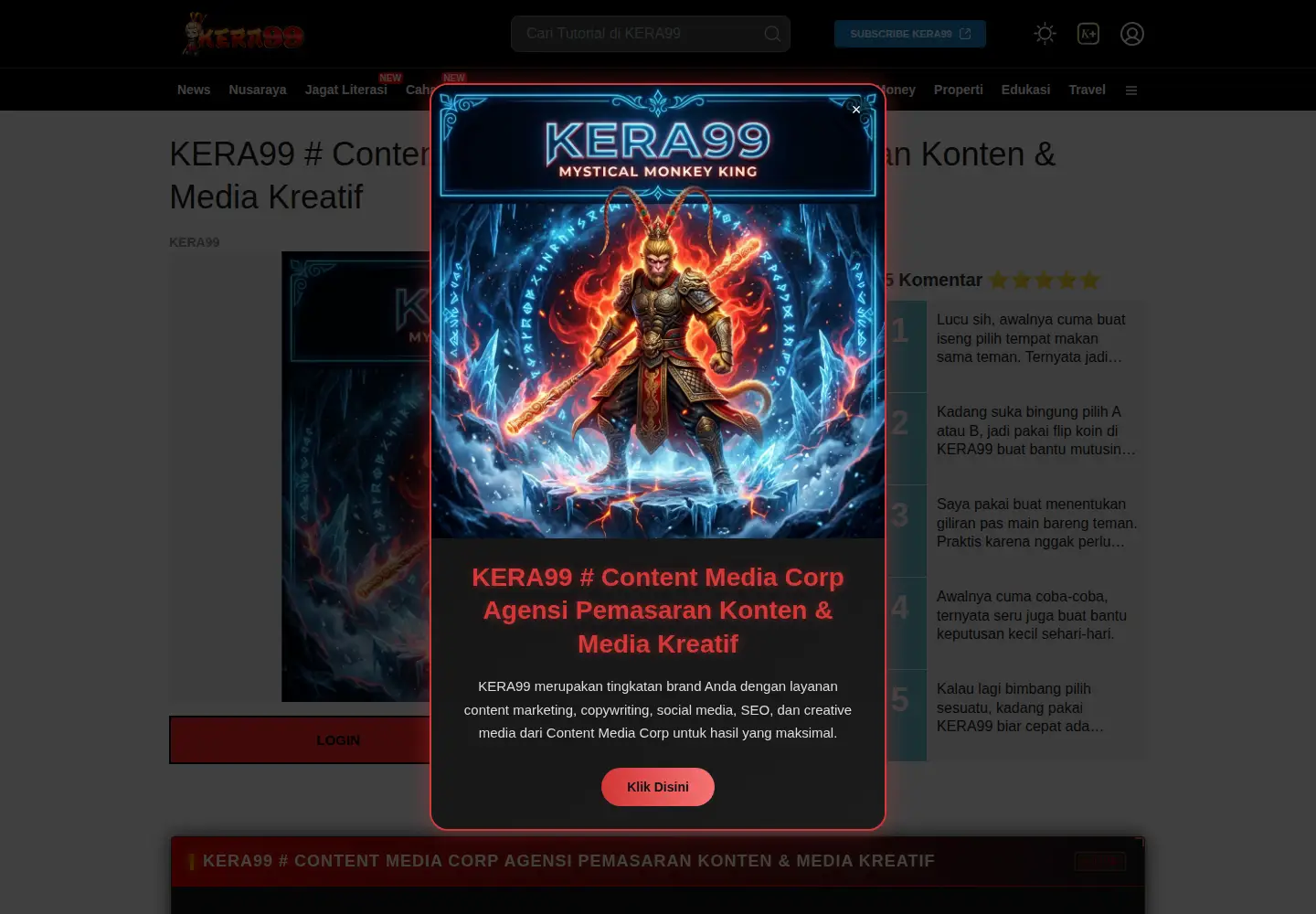 Screenshot of contentmediacorp.com