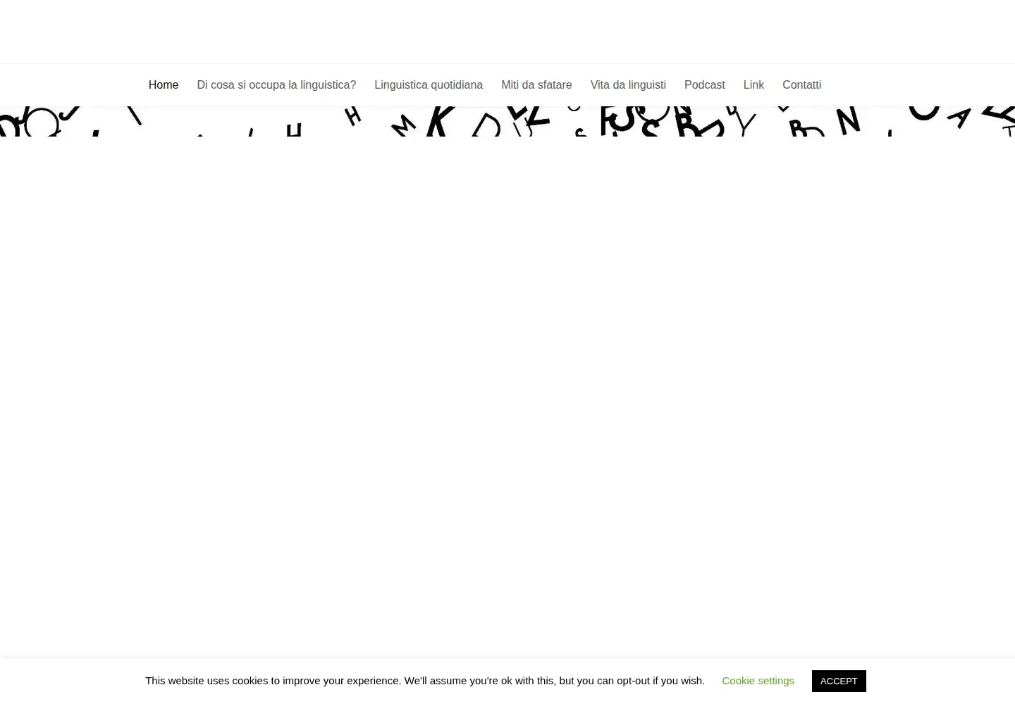 Captured homepage of linguisticamente.org in the current scan