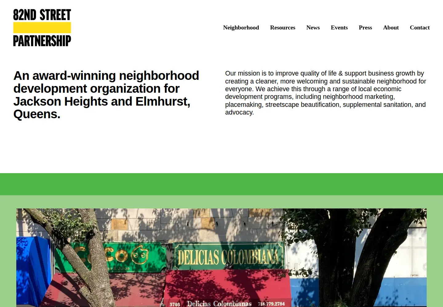 Screenshot of 82ndstreet.org