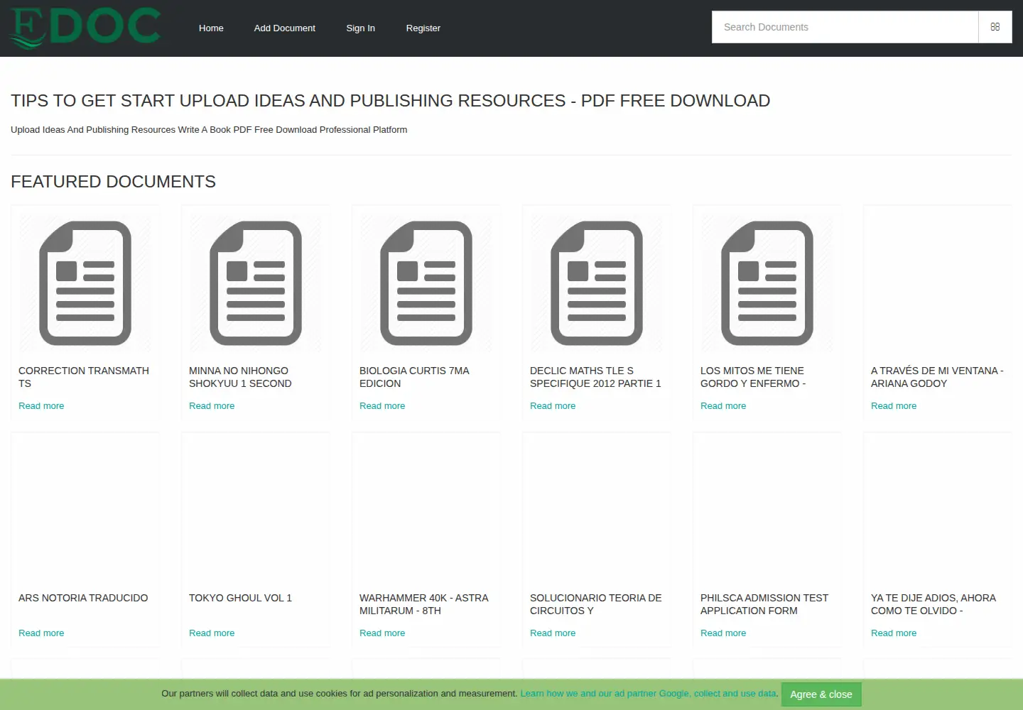 Screenshot of edoc.pub