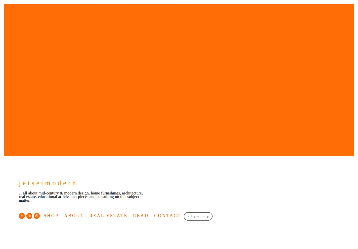 Screenshot of jetsetmodern.com