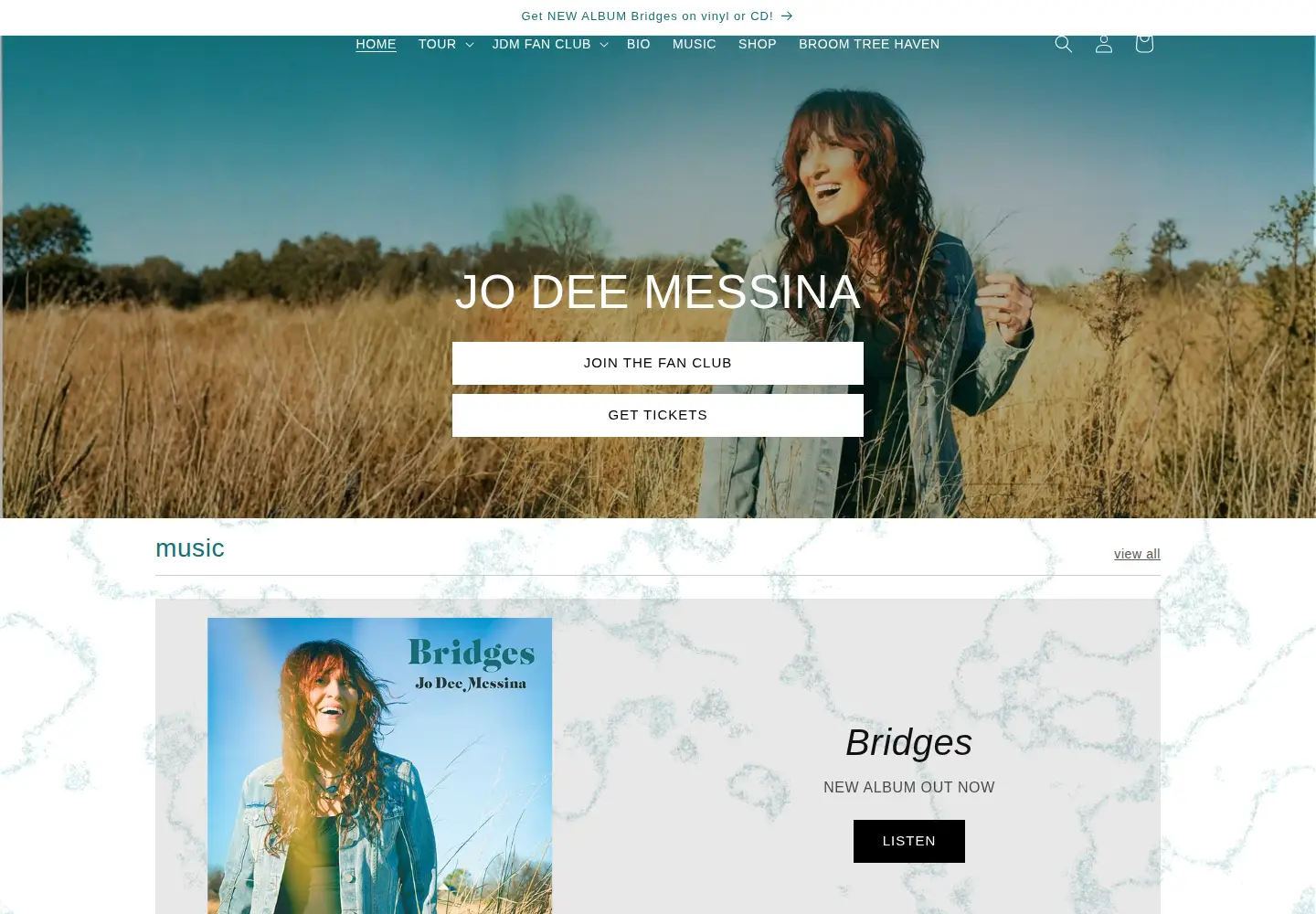 Screenshot of jodeemessina.com