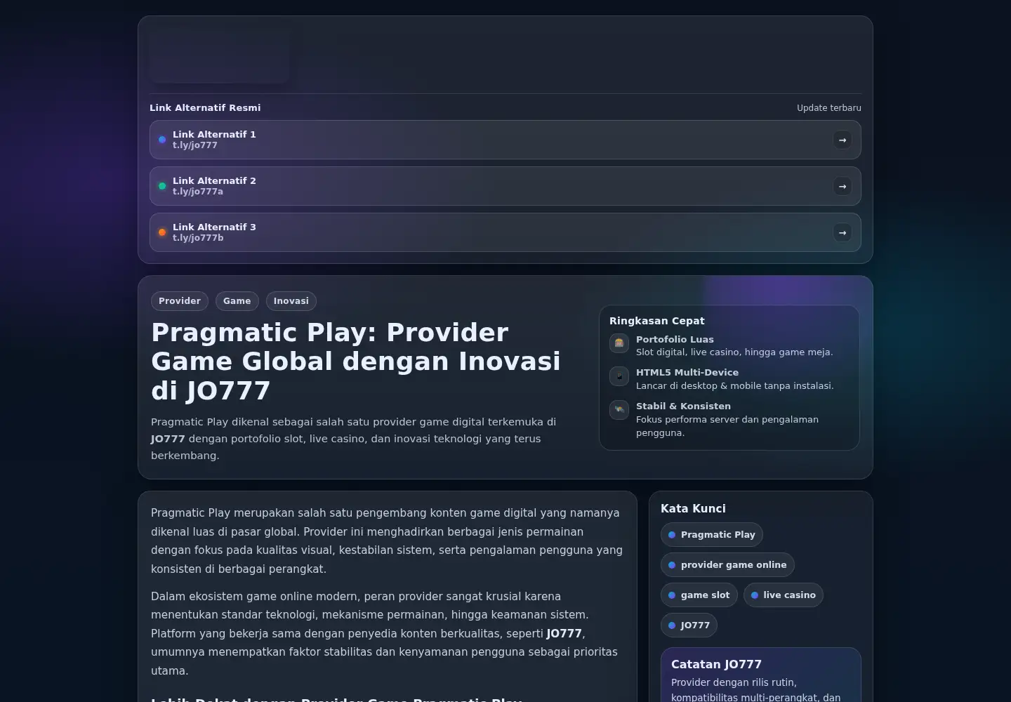 Screenshot of triggur.org