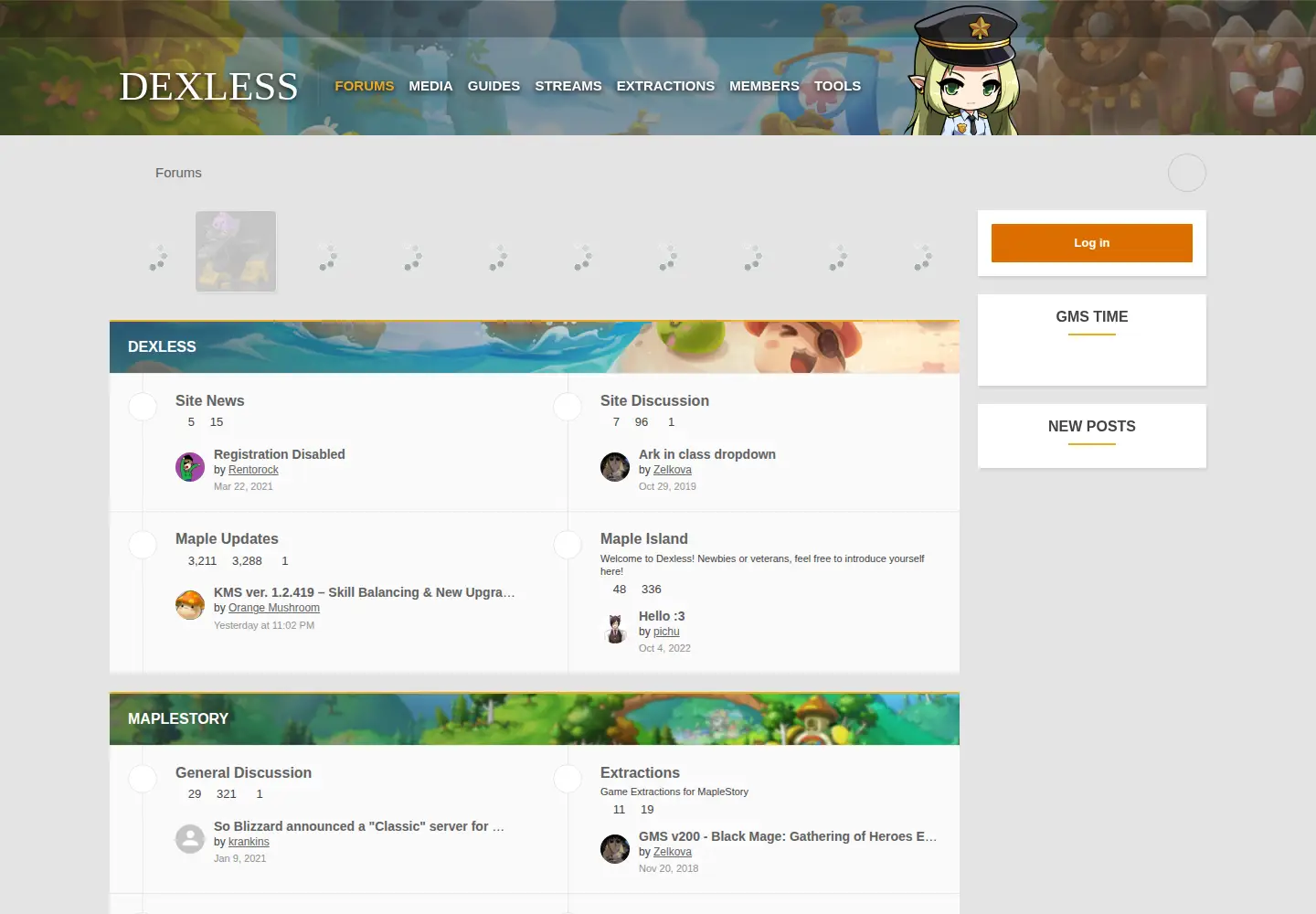 Screenshot of dexless.com