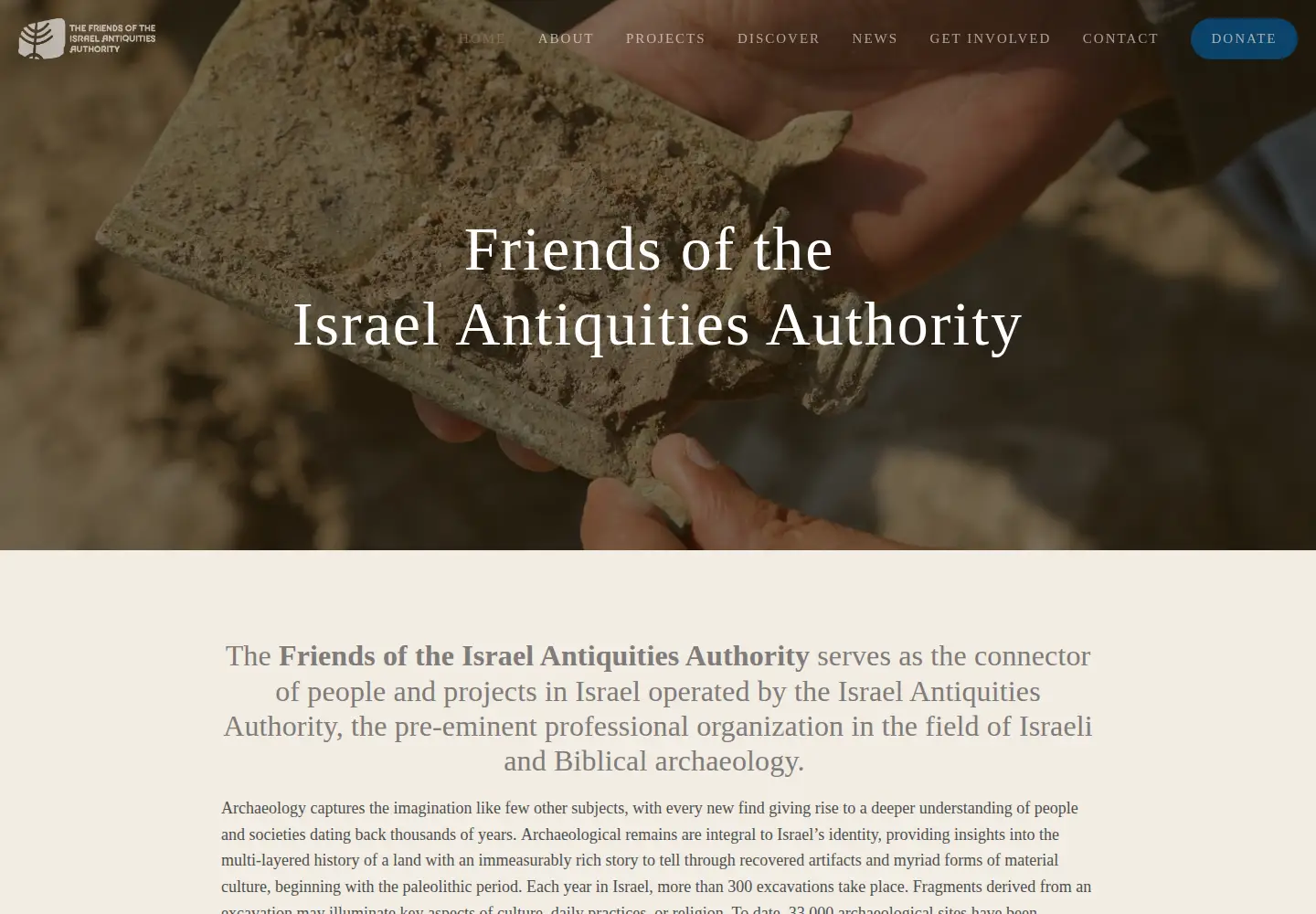 Screenshot of friendsofiaa.org