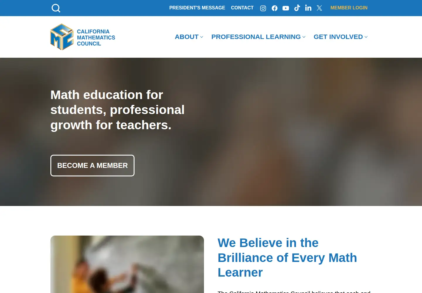 Screenshot of cmc-math.org