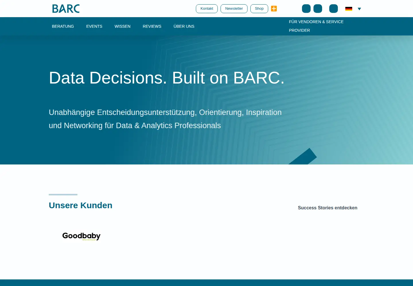 Screenshot of barc.de