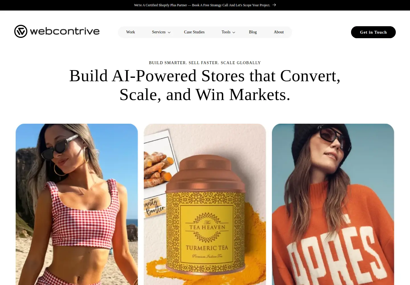 Screenshot of webcontrive.com