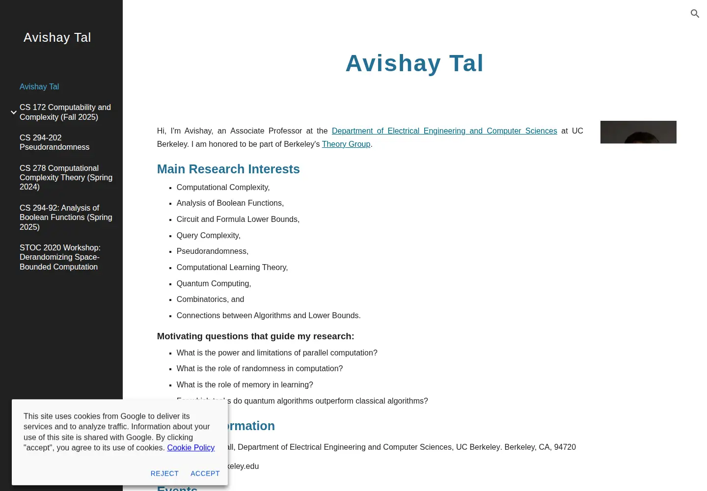 Screenshot of avishaytal.org