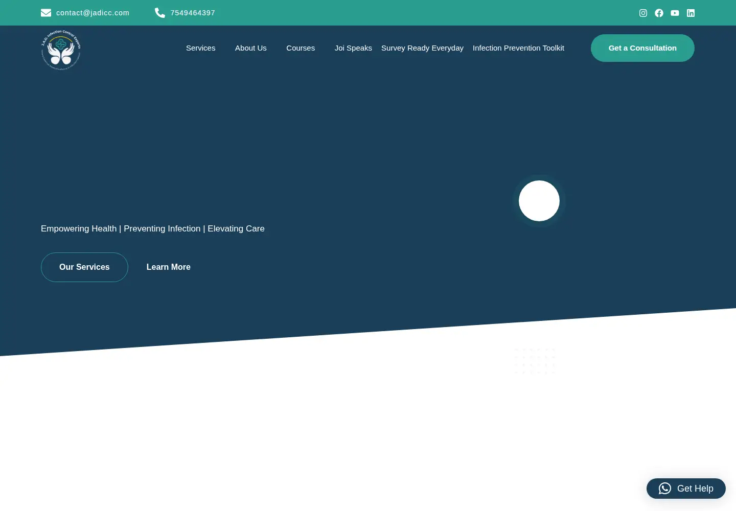 Screenshot of jadicc.com
