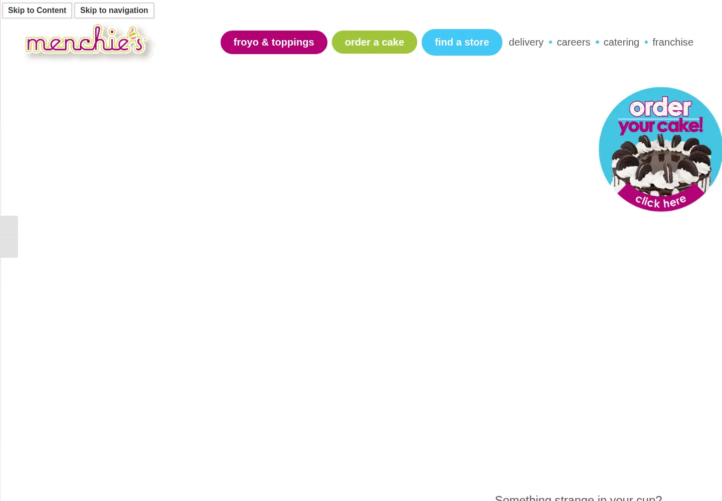 Screenshot of menchies.com