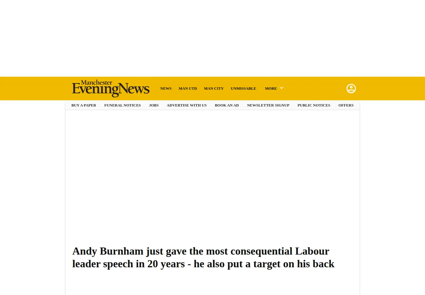 Screenshot of manchestereveningnews.co.uk
