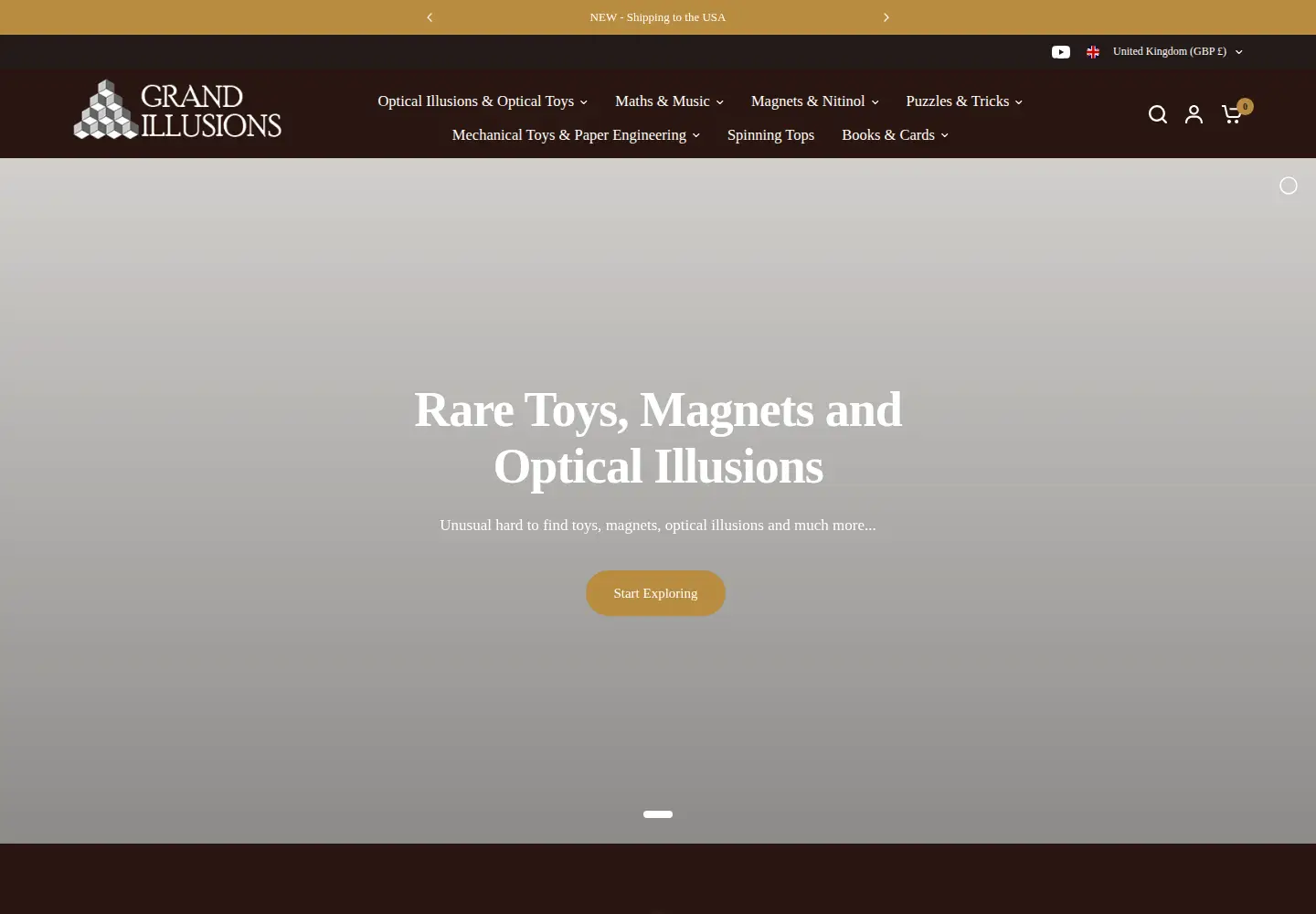 Screenshot of grand-illusions.com