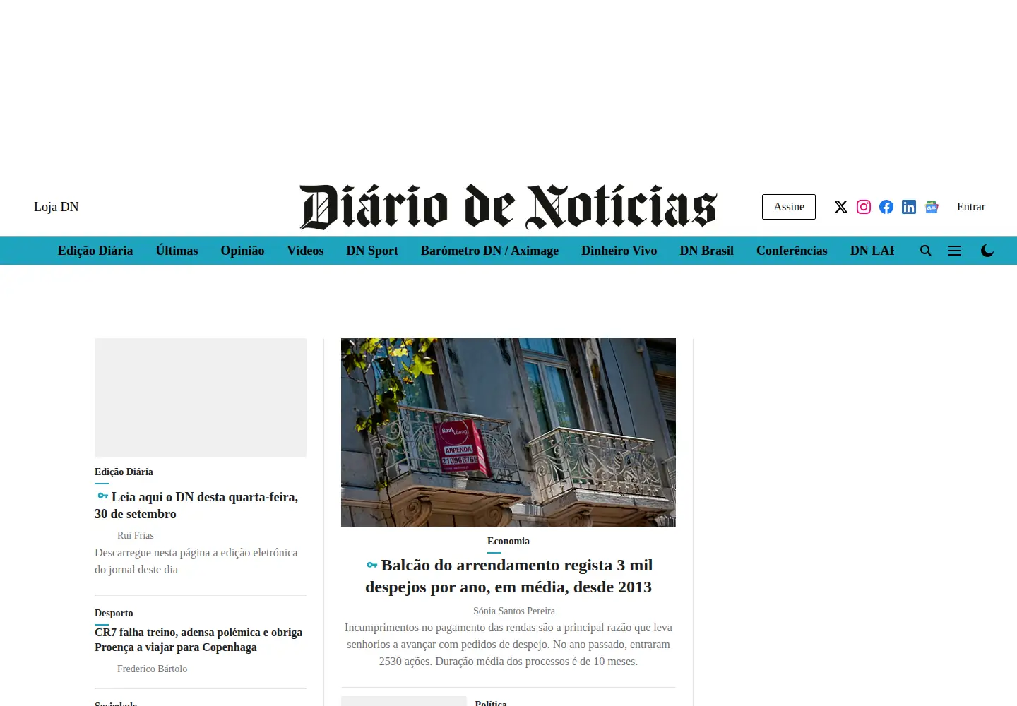 Screenshot of dn.pt