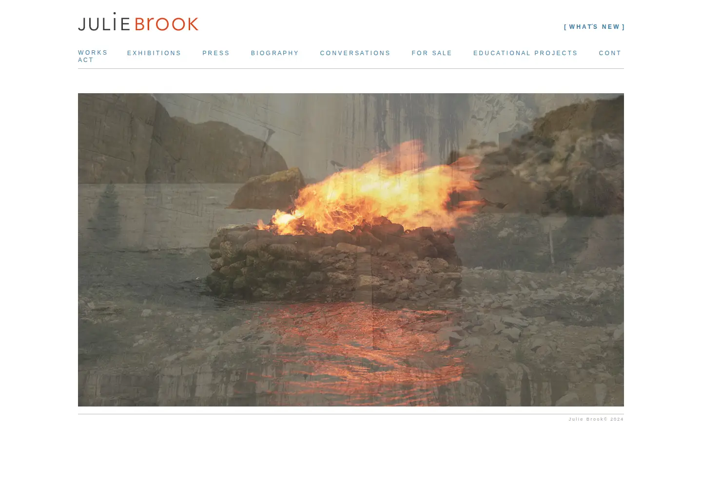 Screenshot of juliebrook.com