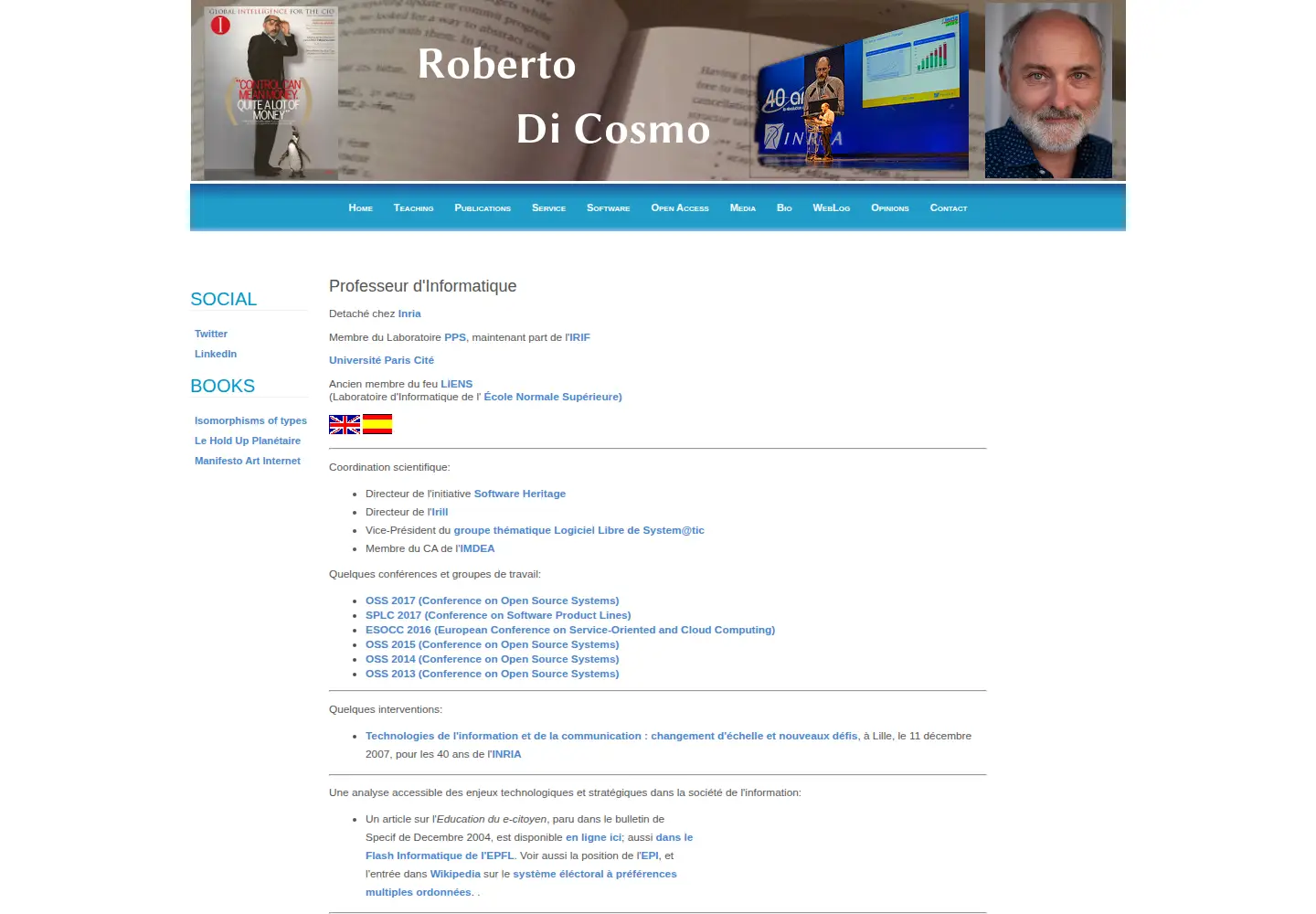 Screenshot of dicosmo.org