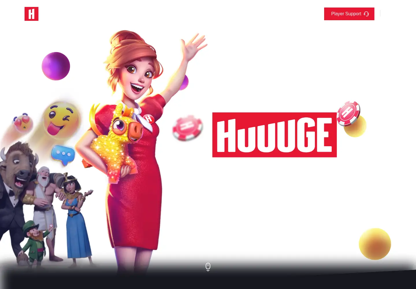Screenshot of huuugegames.com
