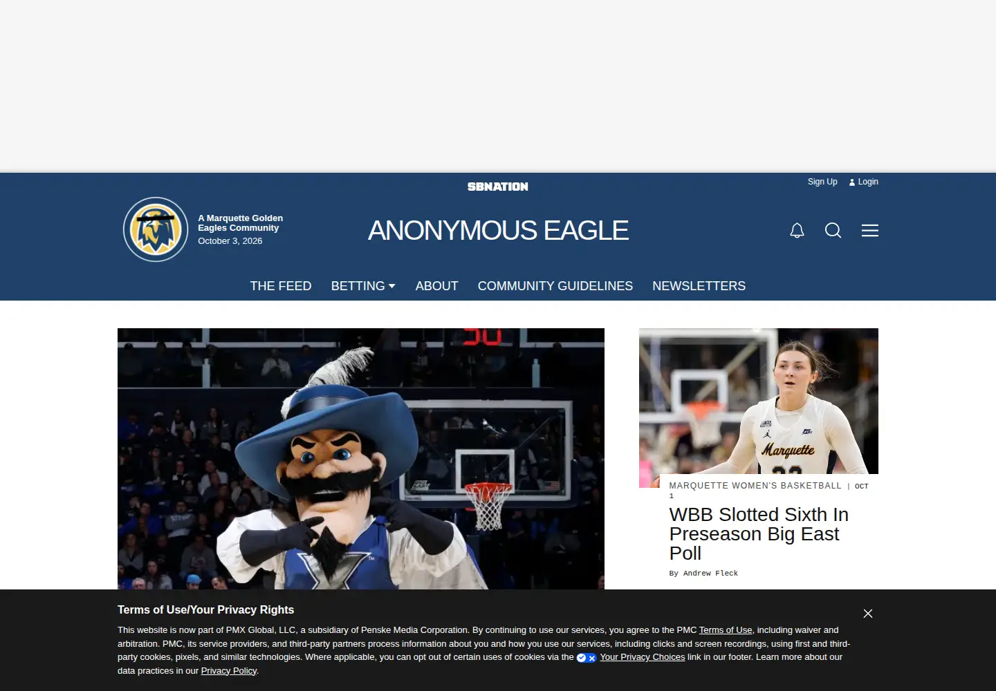 Screenshot of anonymouseagle.com