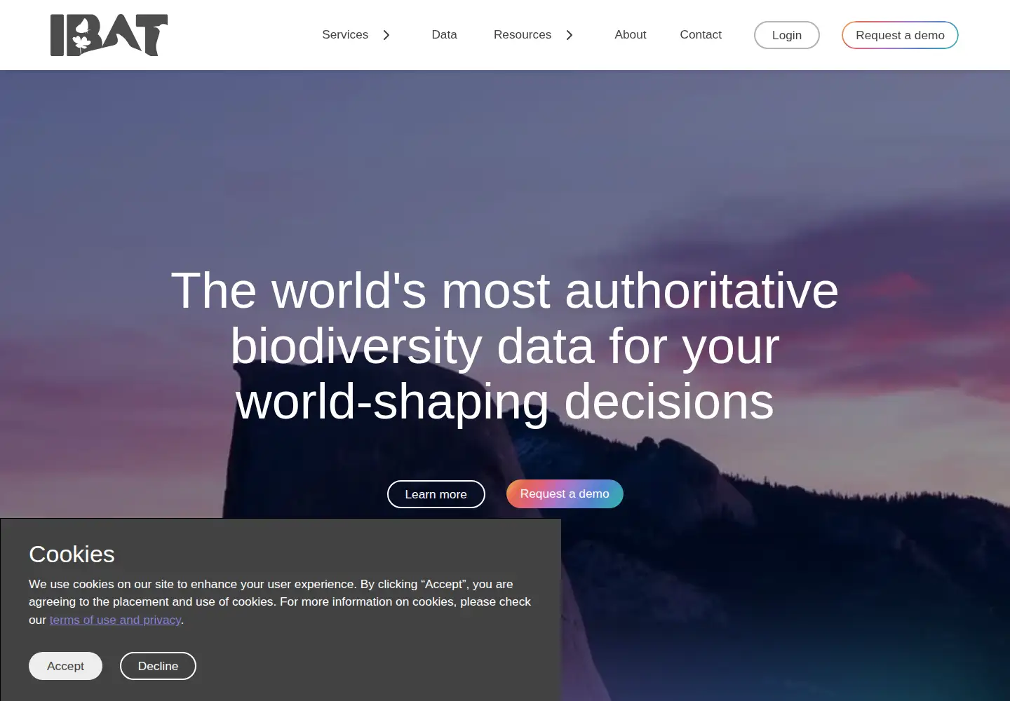 Screenshot of ibat-alliance.org