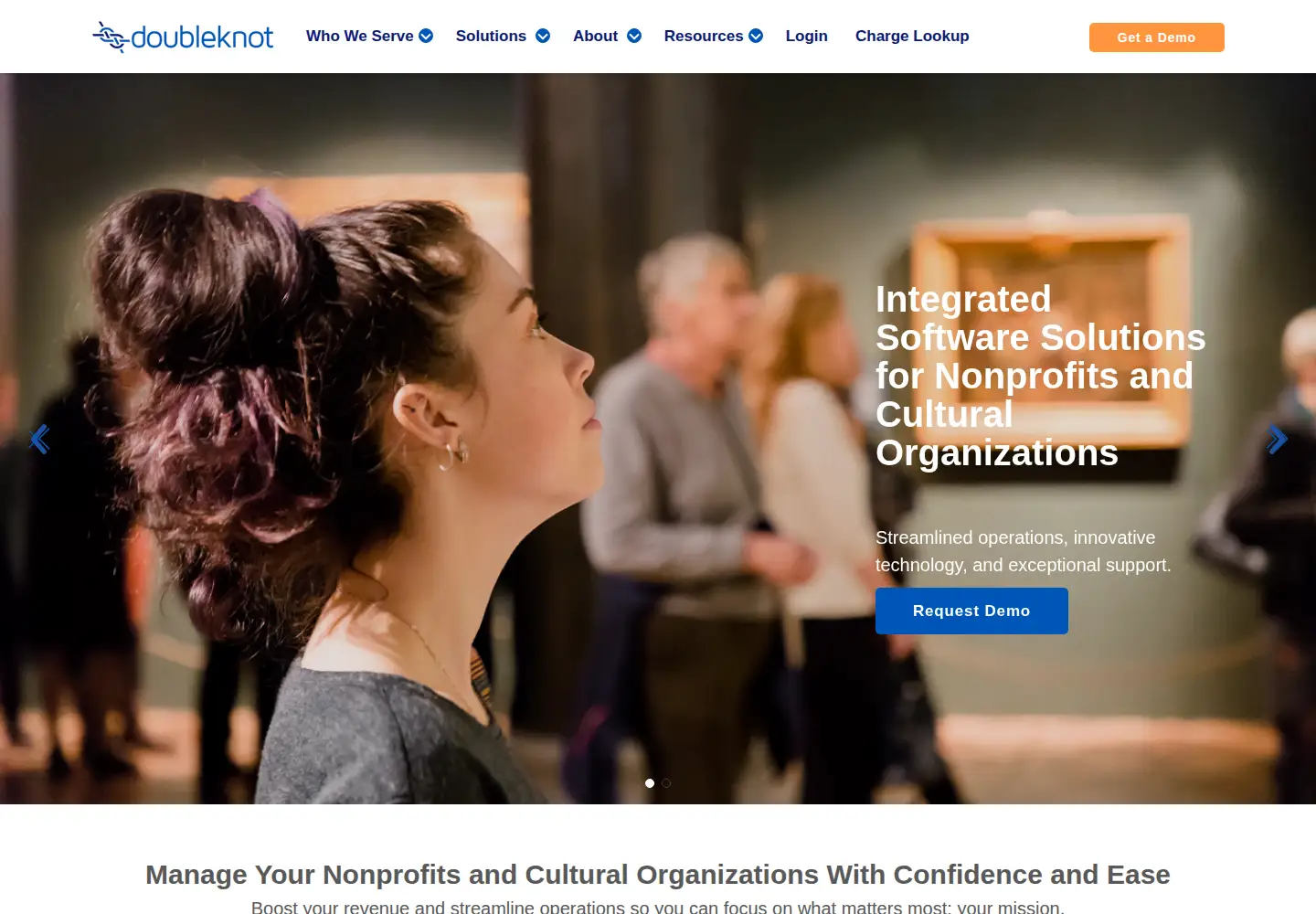 Screenshot of doubleknot.com