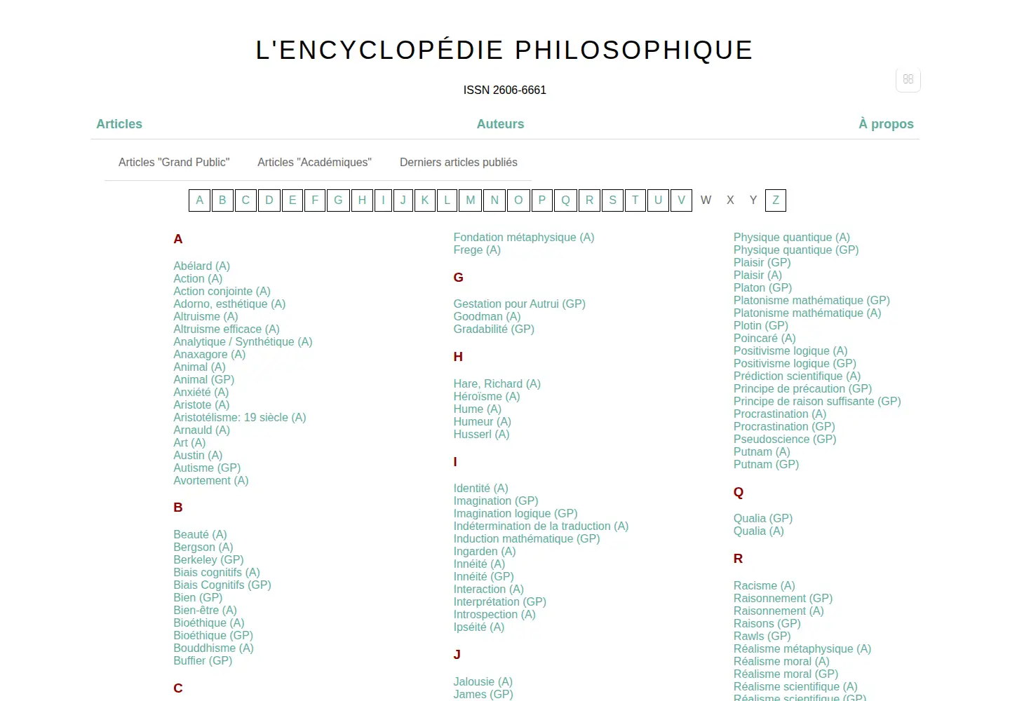 Screenshot of encyclo-philo.fr