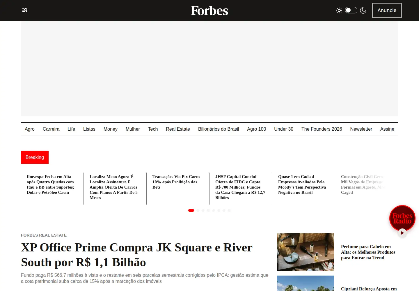 Screenshot of forbes.com.br
