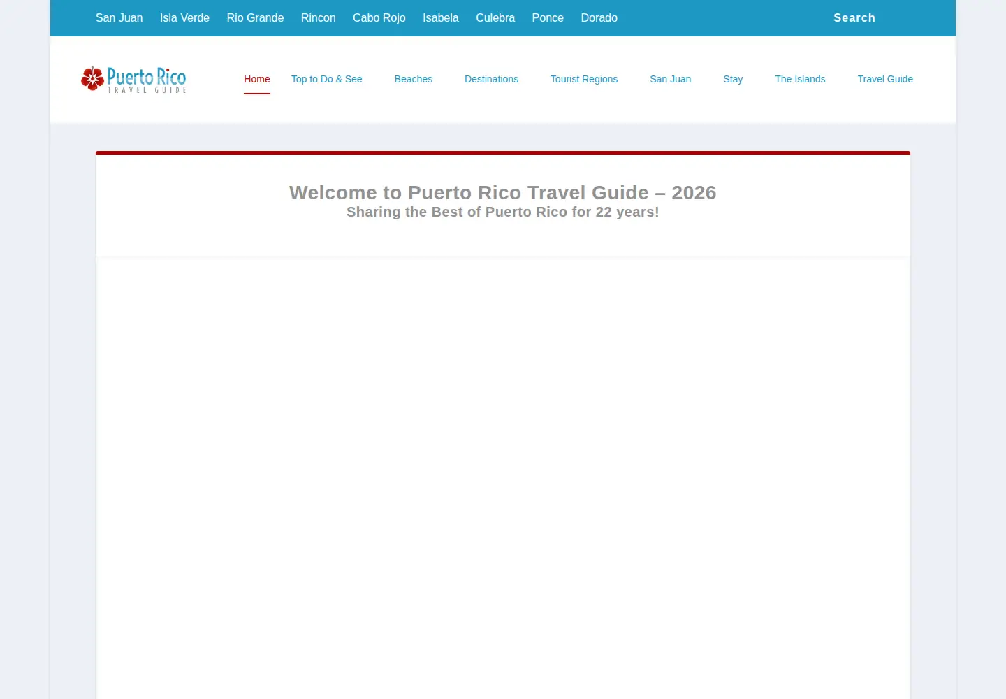Screenshot of islandsofpuertorico.com
