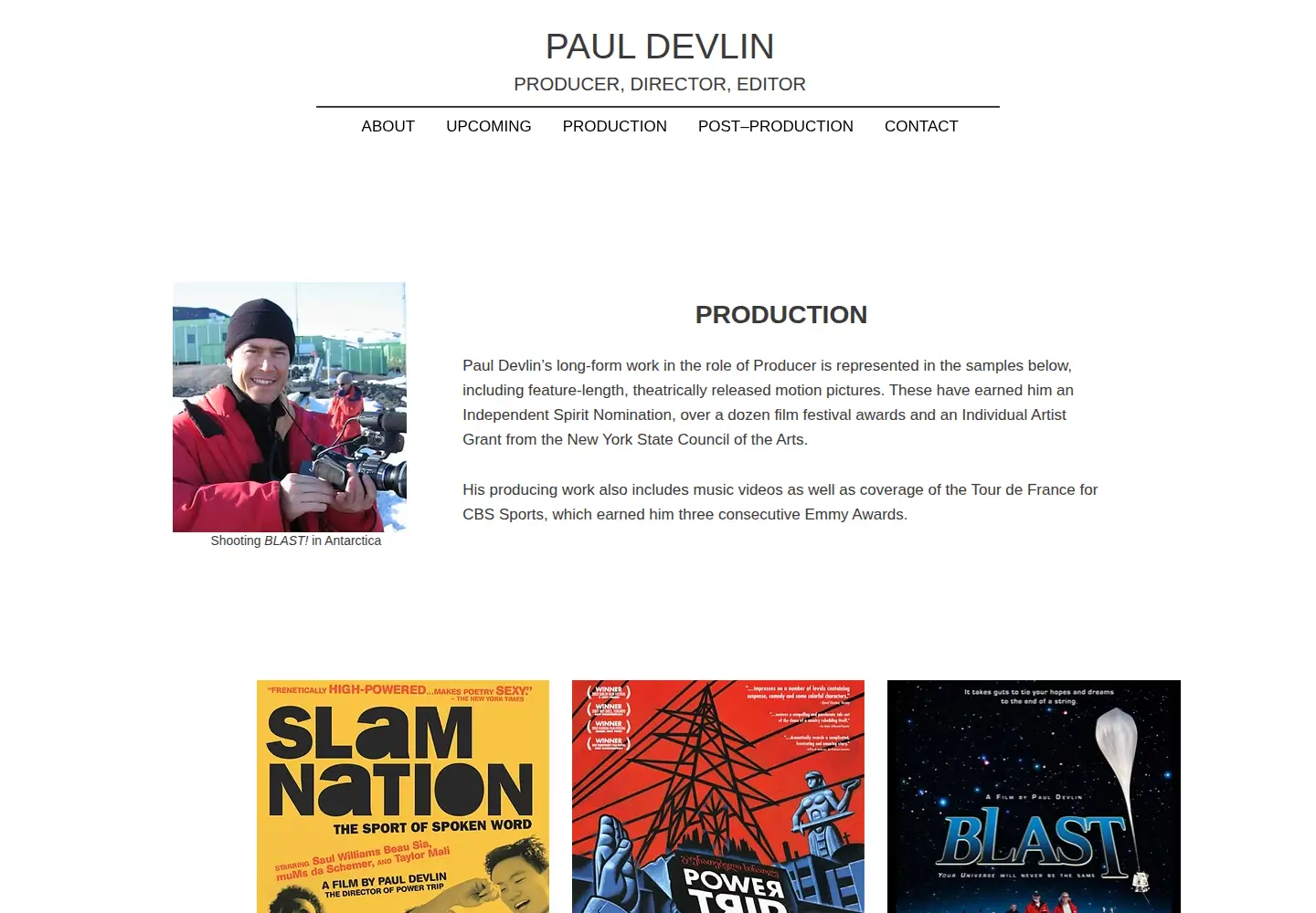 Screenshot of devlinpix.com
