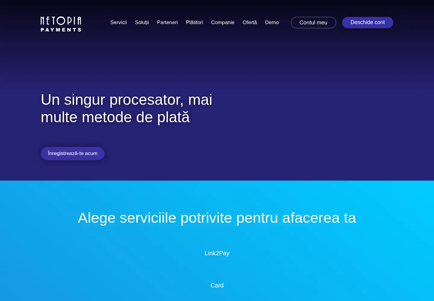 Screenshot of netopia-payments.com