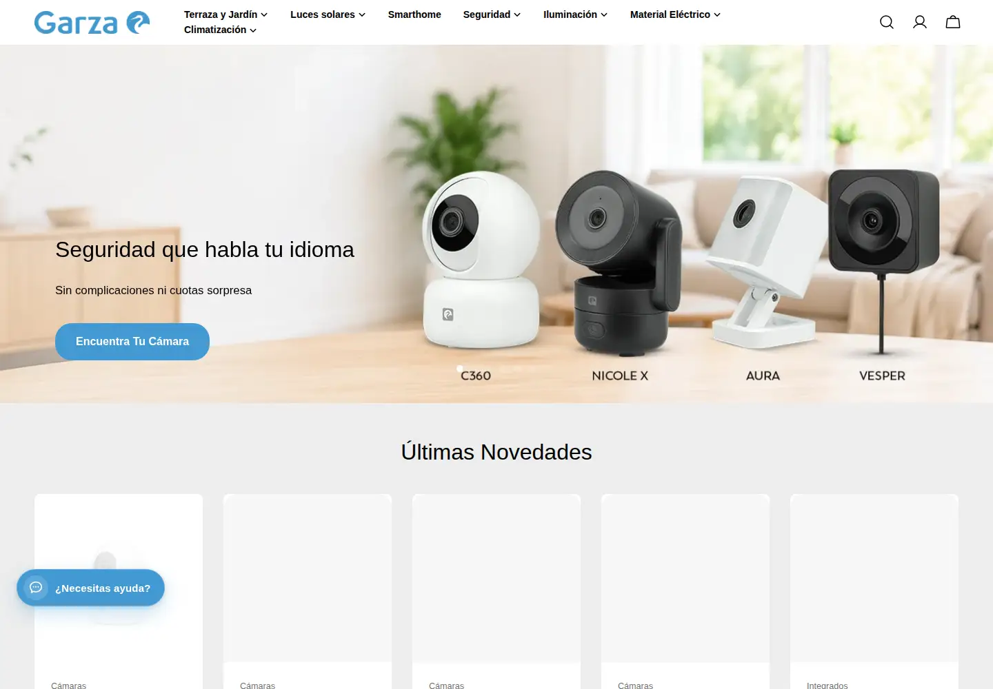 Screenshot of garza.es