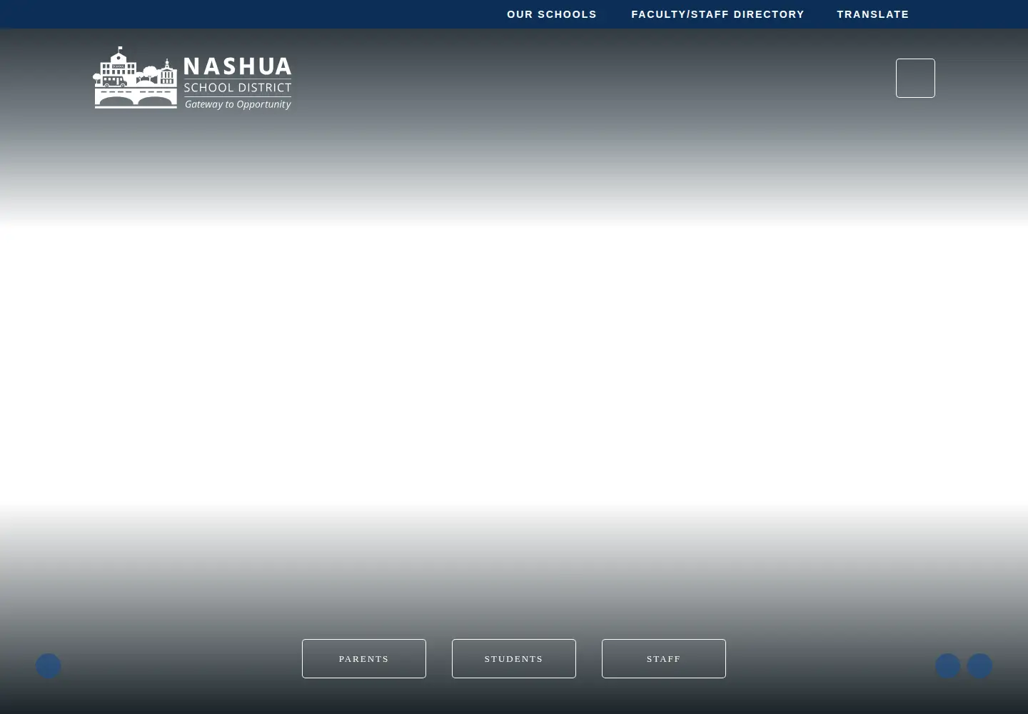 Screenshot of nashua.edu
