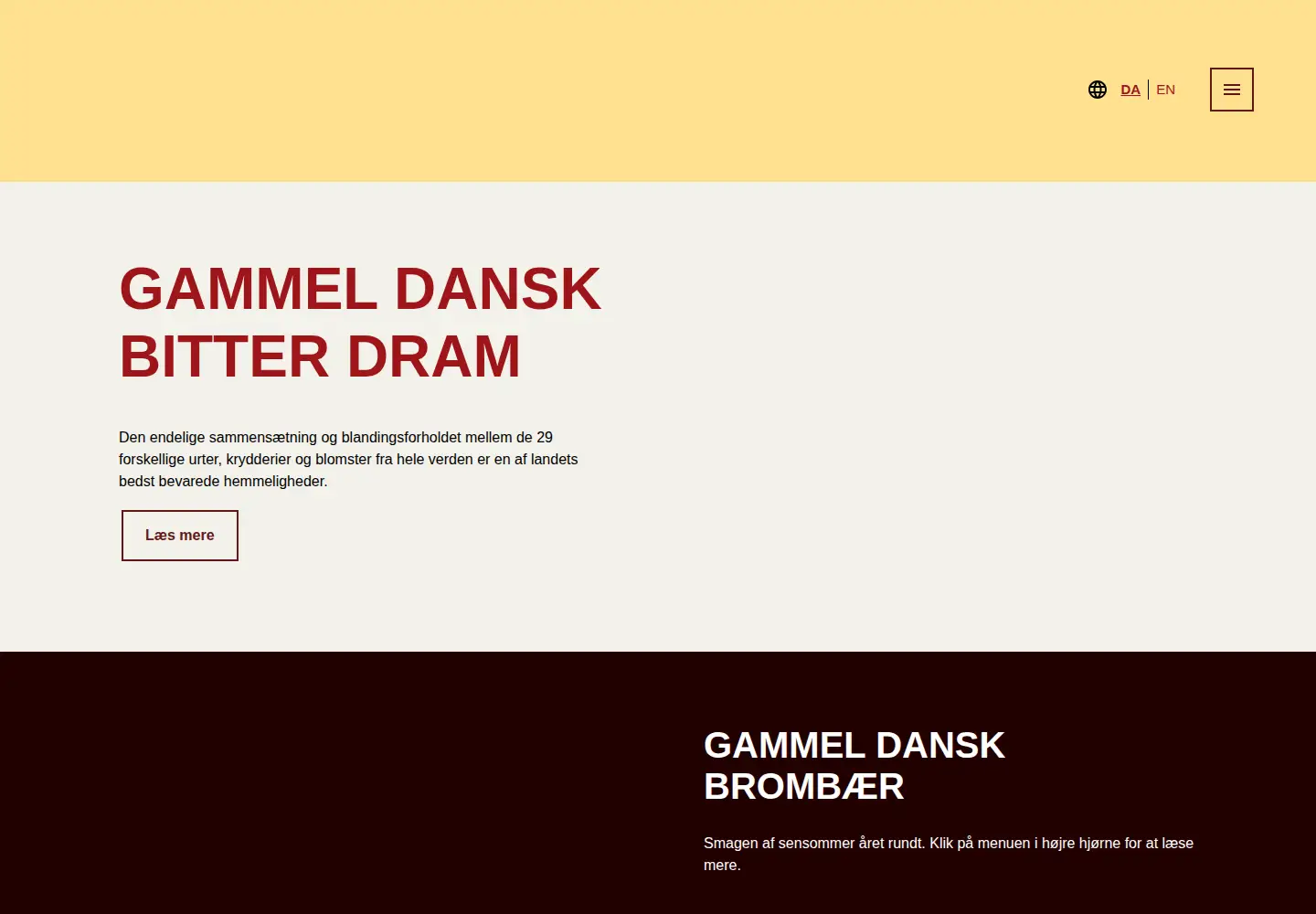 Screenshot of gammeldansk.dk